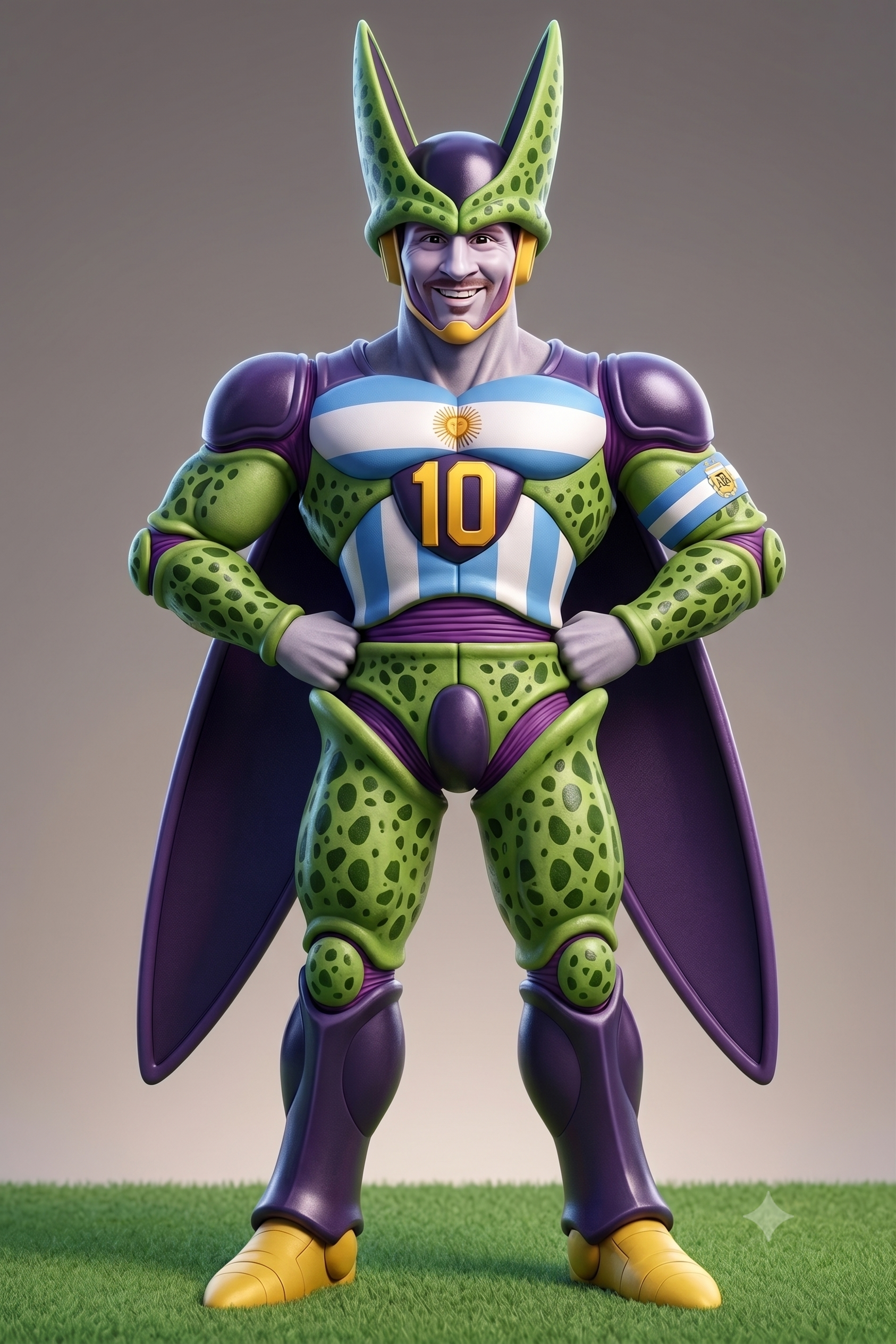 DBZ x Messi Pixar Style Animation Tutorial